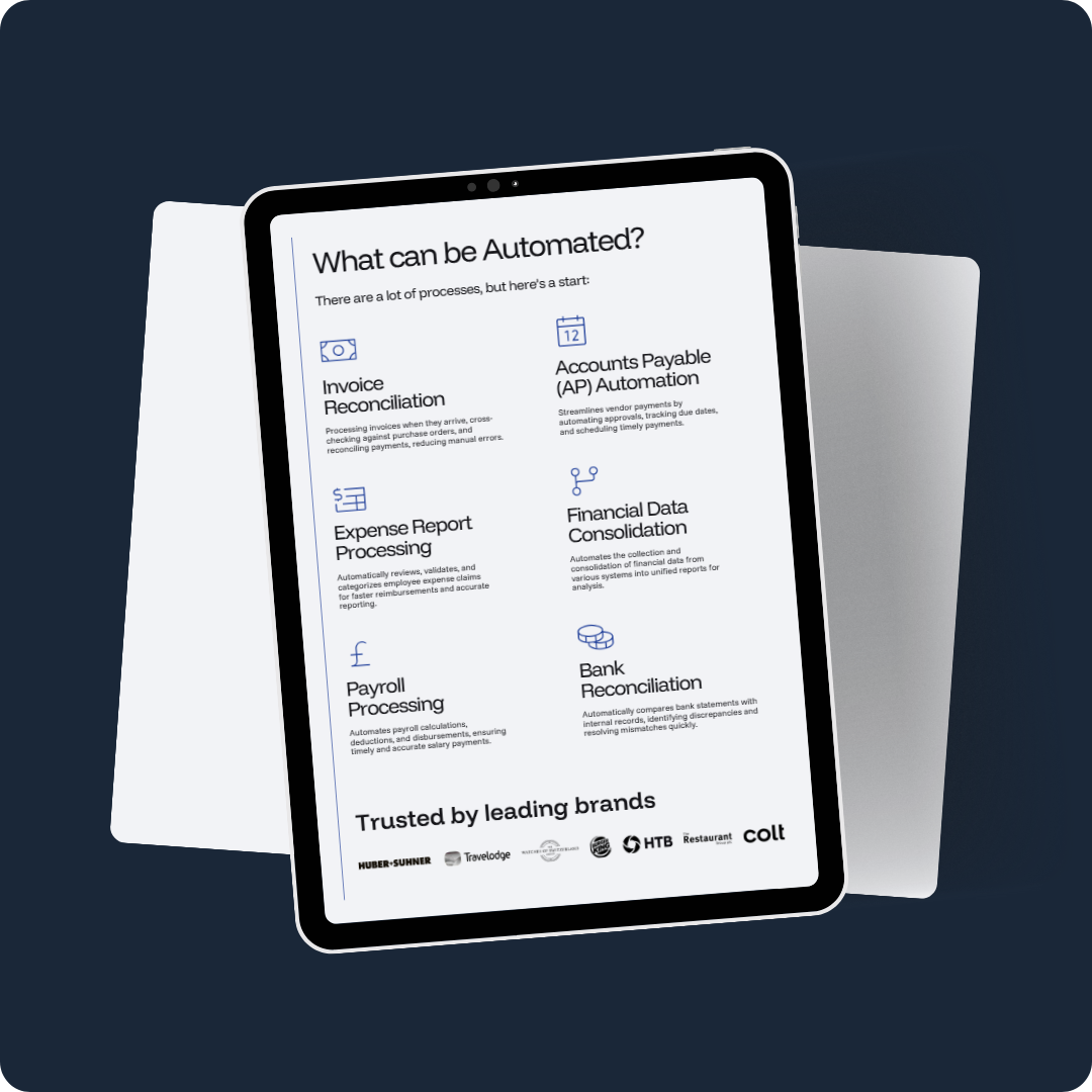 Finance Automation Guide Preview